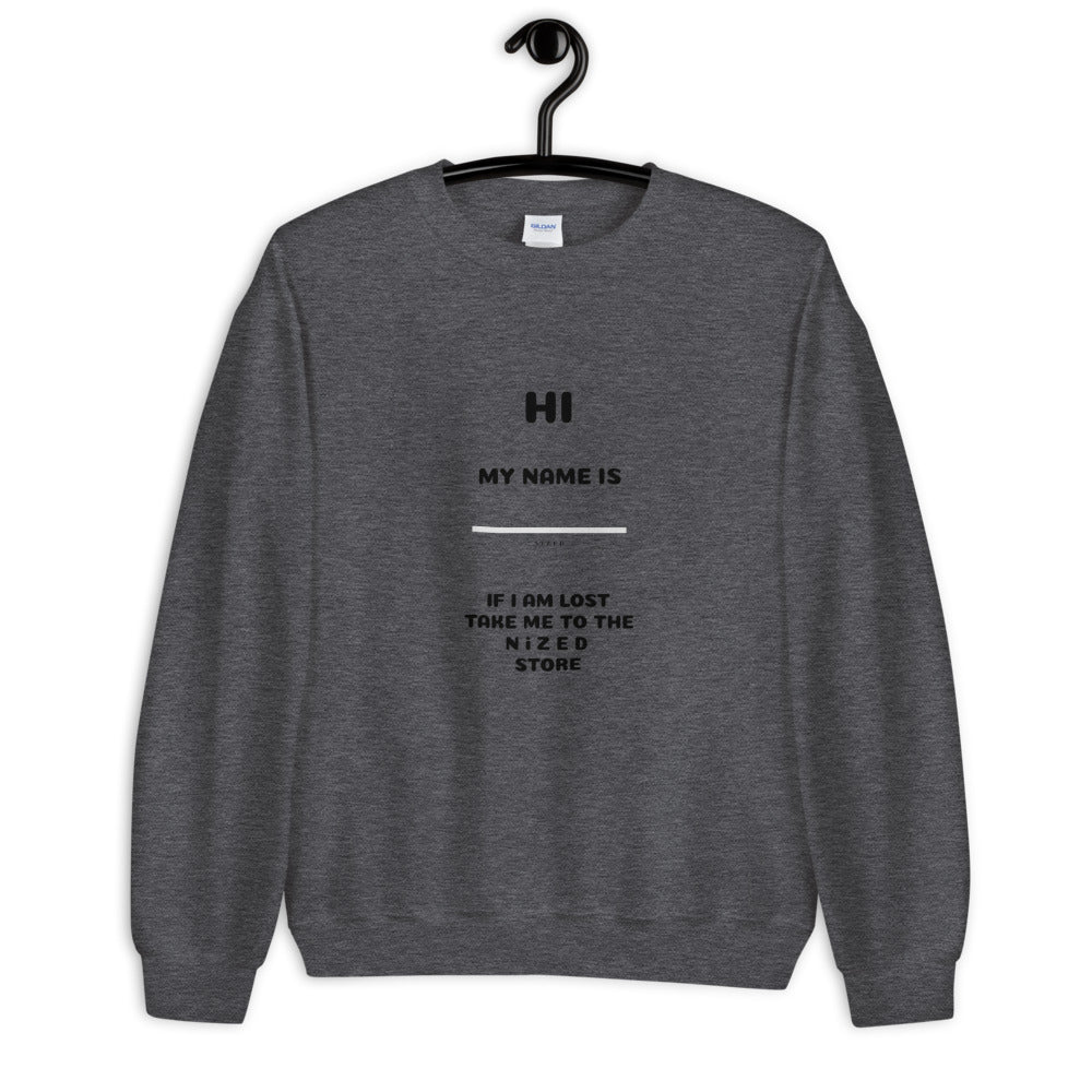 Name Graphic Sweater