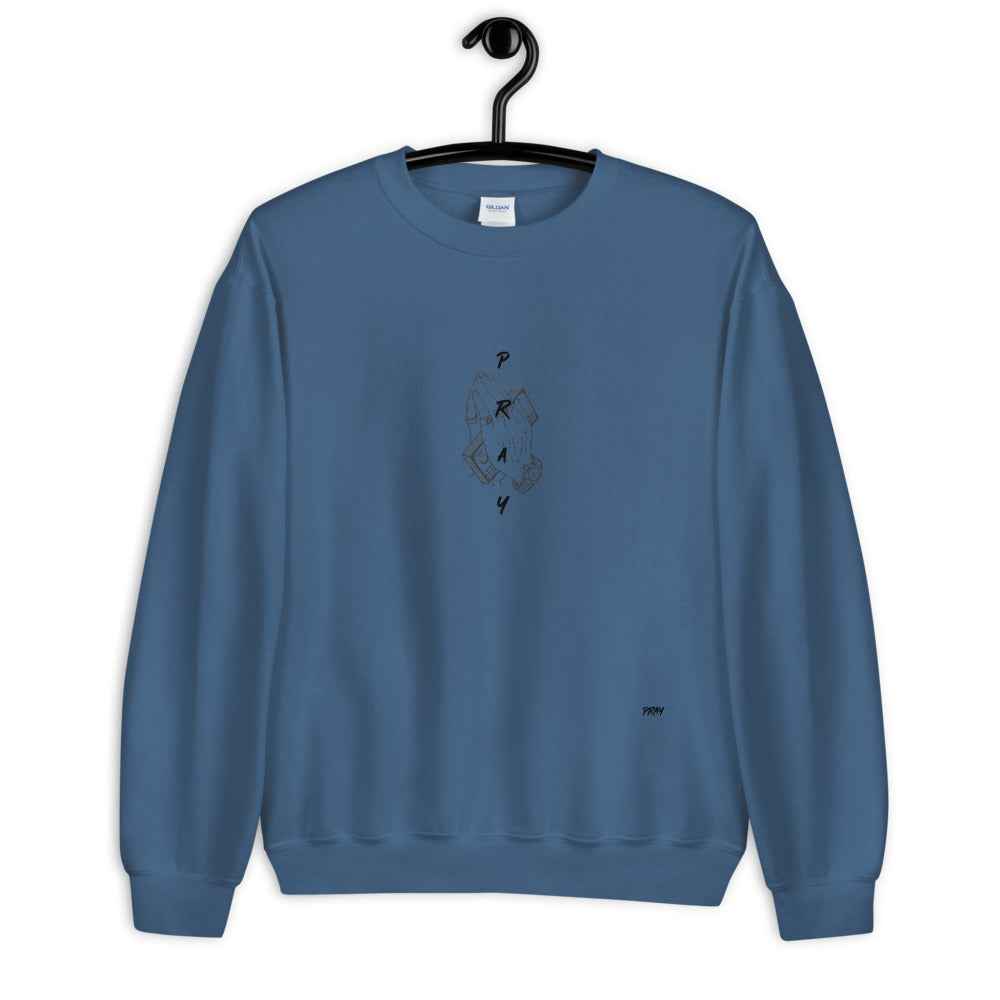 Pray Graphic Sweater Design 2