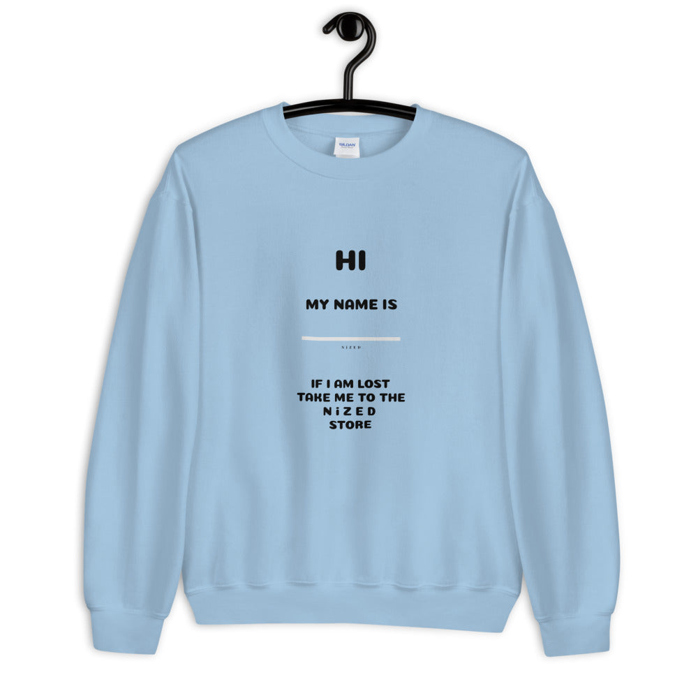 Name Graphic Sweater