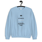 Name Graphic Sweater