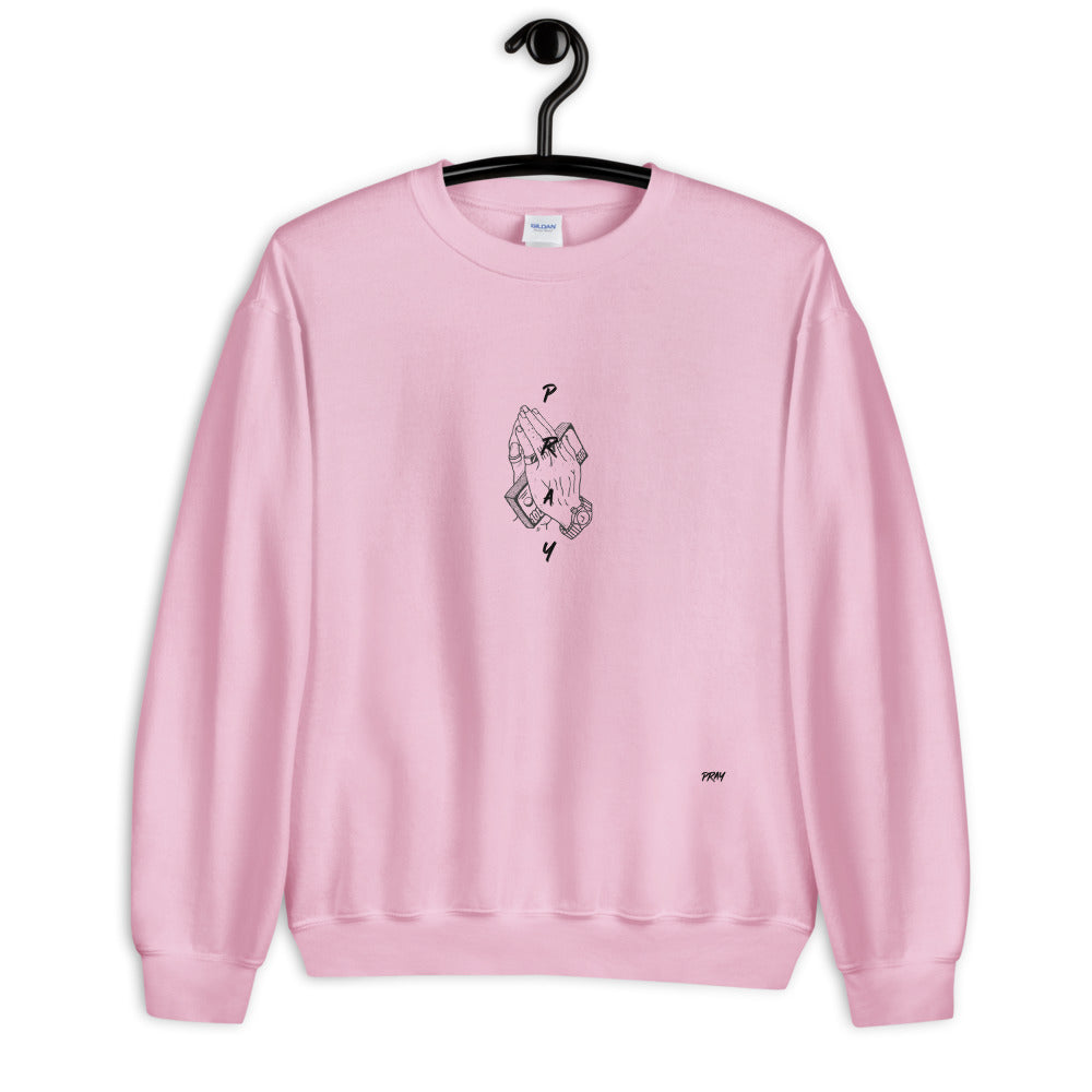 Pray Graphic Sweater Design 2