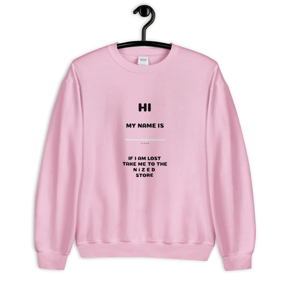 Name Graphic Sweater