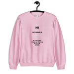 Name Graphic Sweater