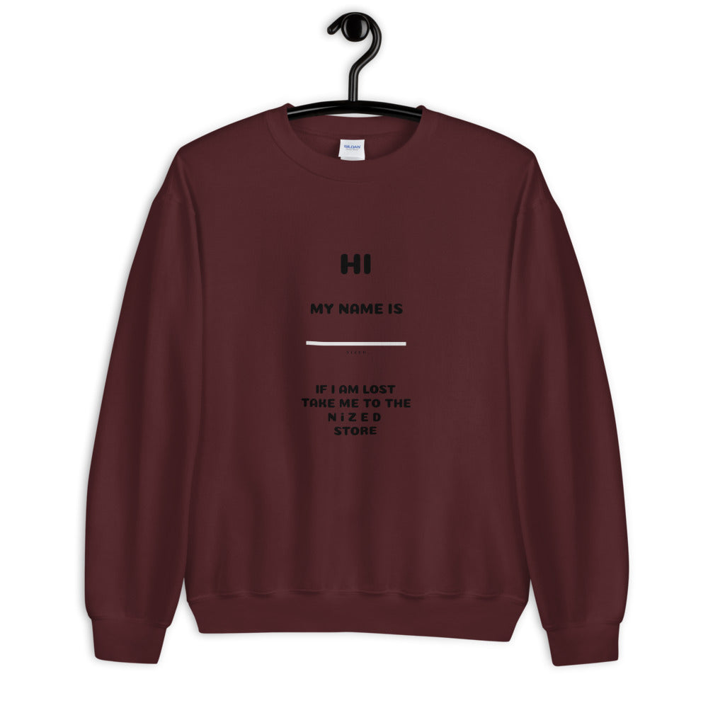Name Graphic Sweater