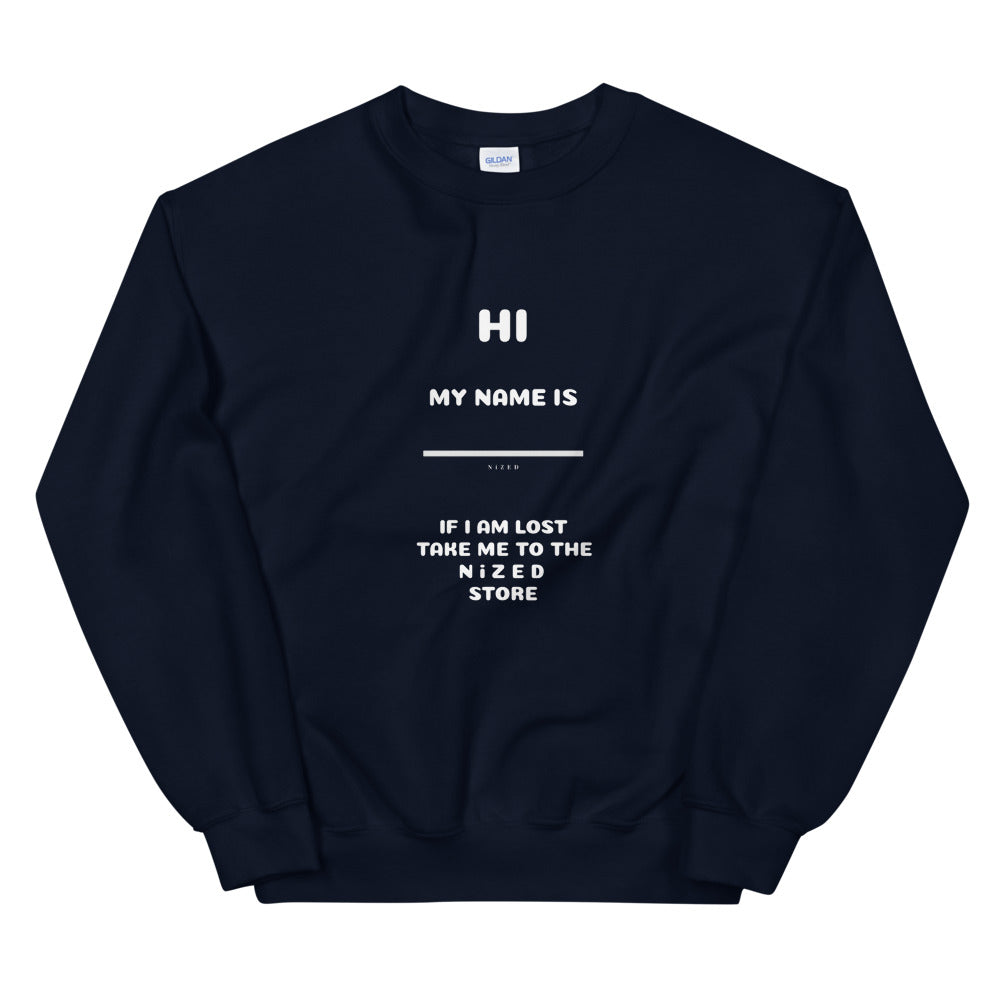 Name Graphic Sweater