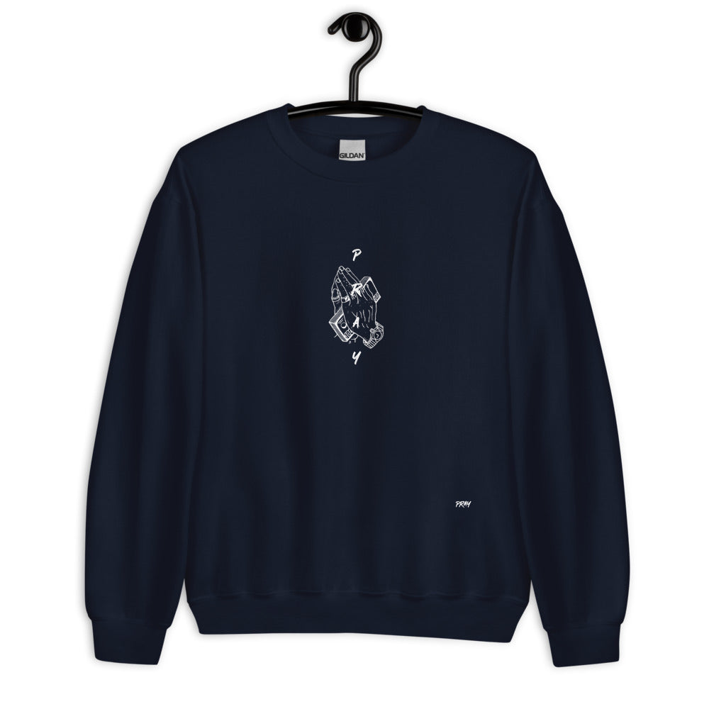 Pray Graphic Sweater Design 2