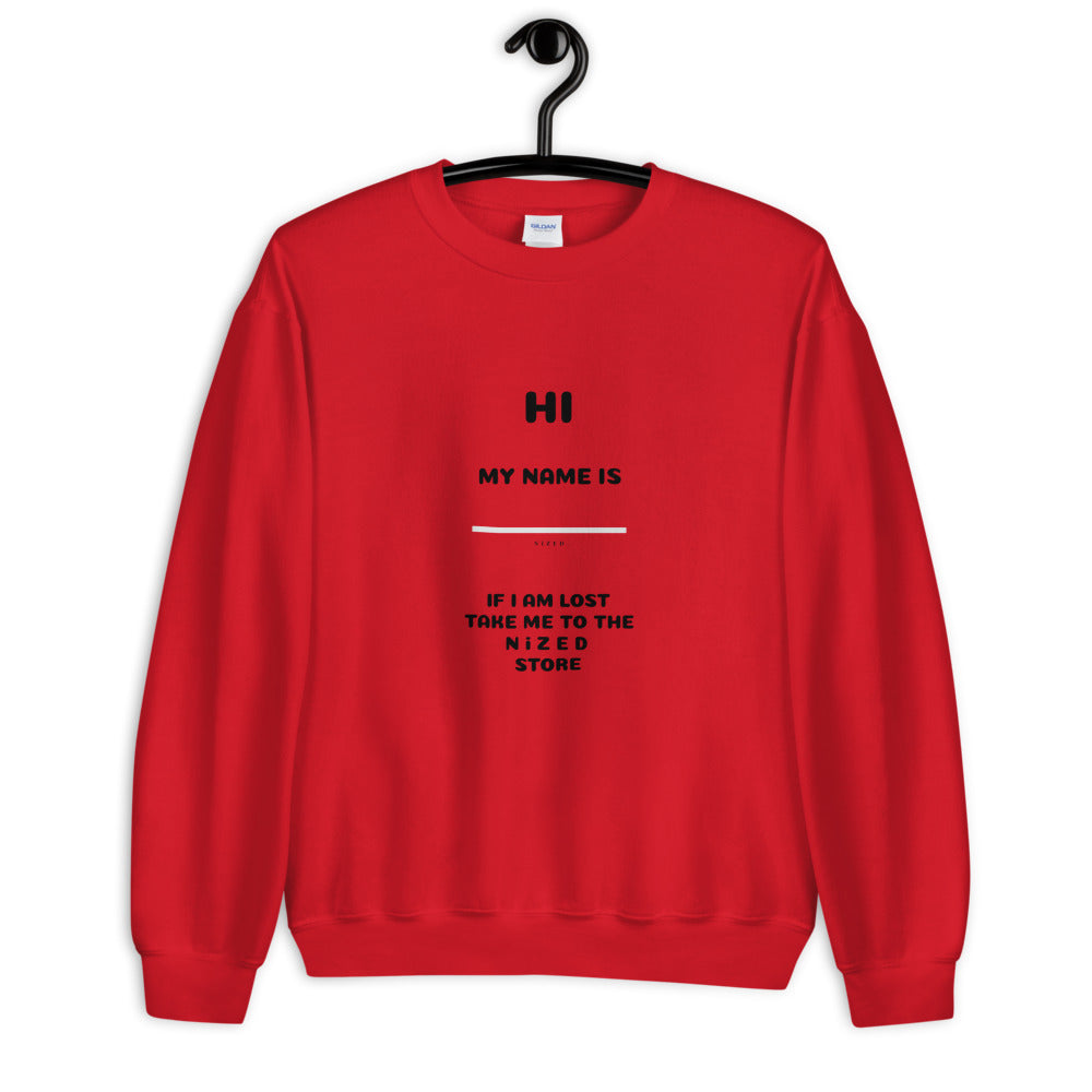 Name Graphic Sweater