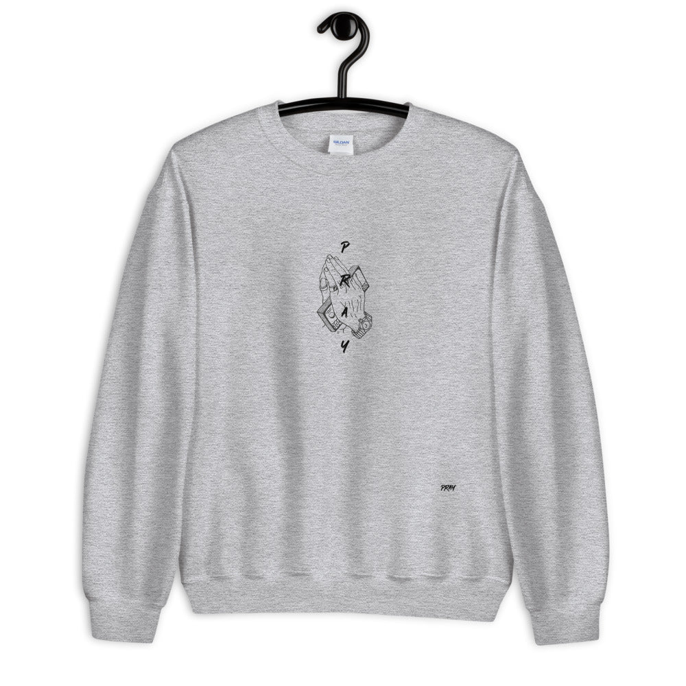 Pray Graphic Sweater Design 2