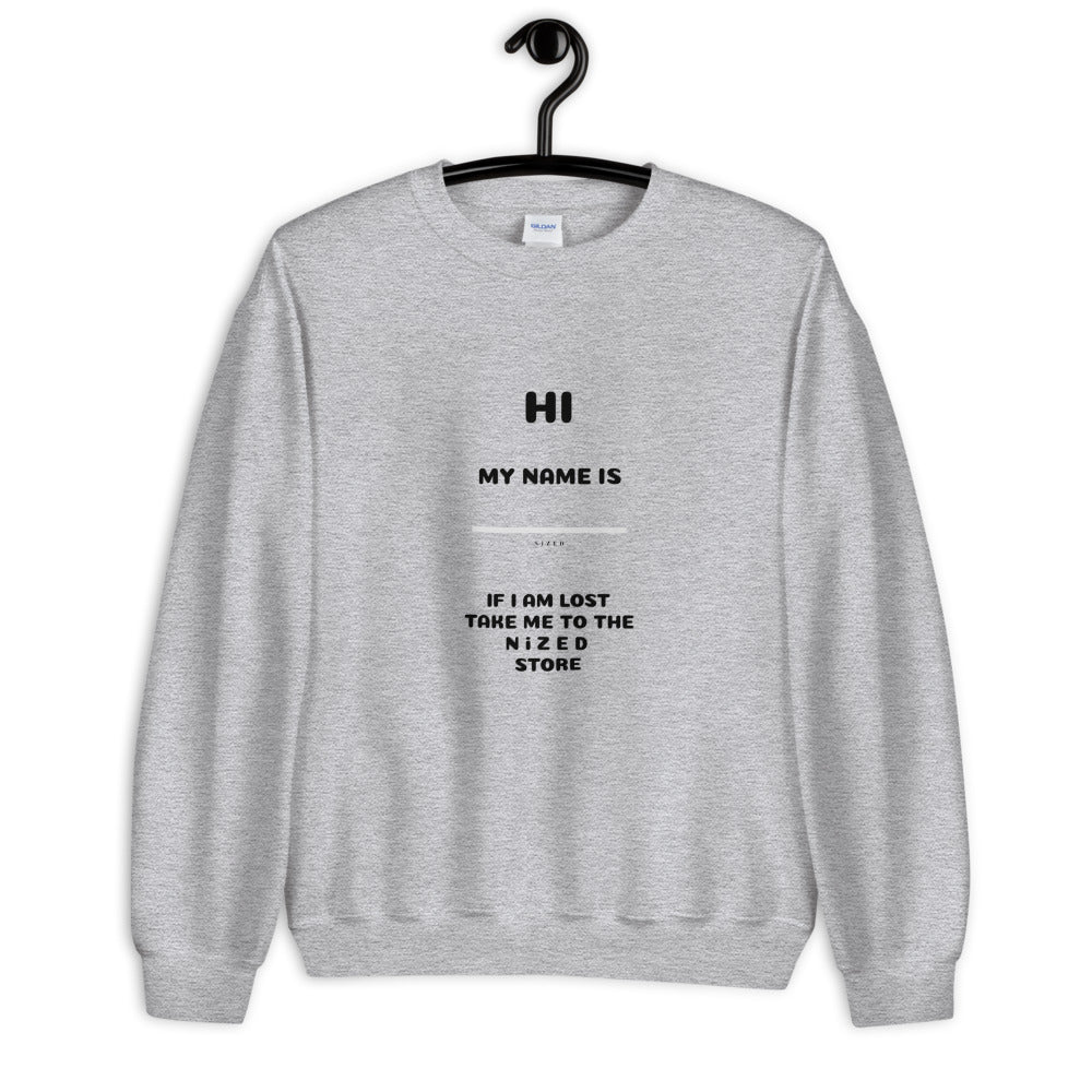 Name Graphic Sweater
