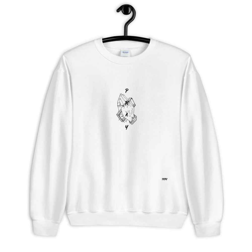 Pray Graphic Sweater Design 2