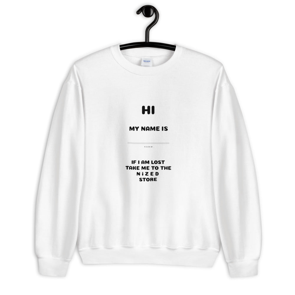 Name Graphic Sweater