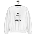 Name Graphic Sweater
