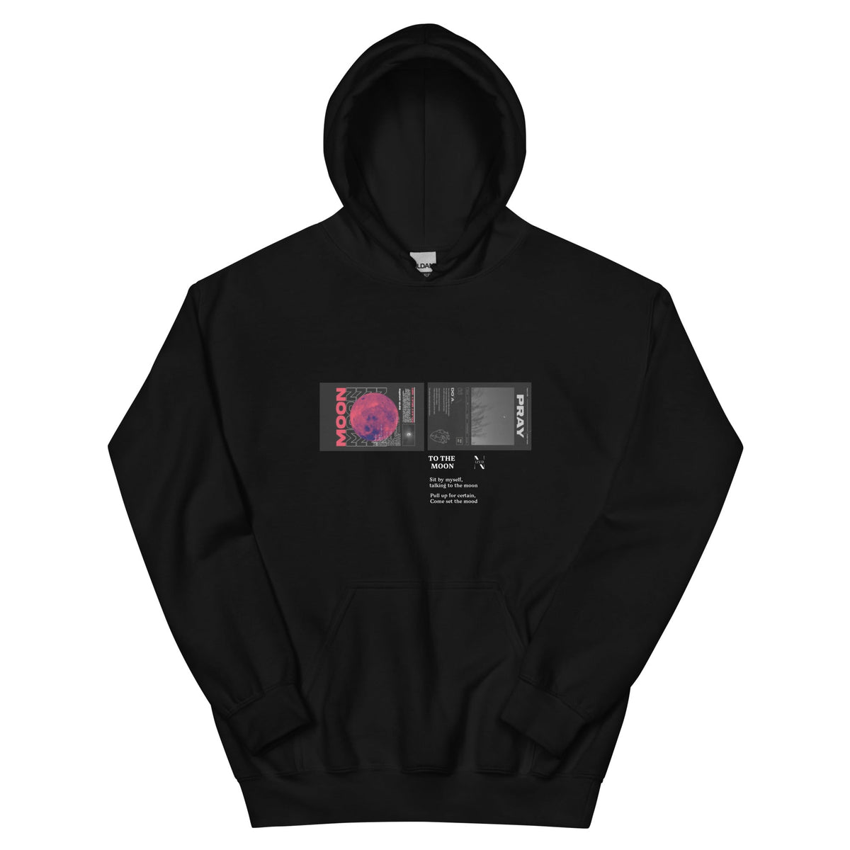 Moon Graphic Hoodie