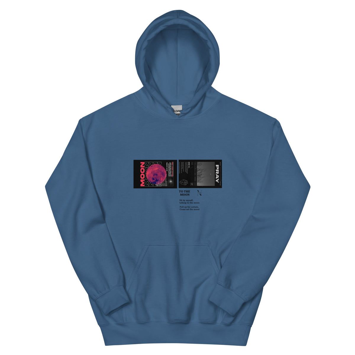 Moon Graphic Hoodie
