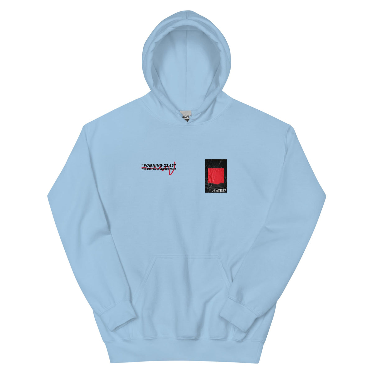 Warning Graphic Hoodie