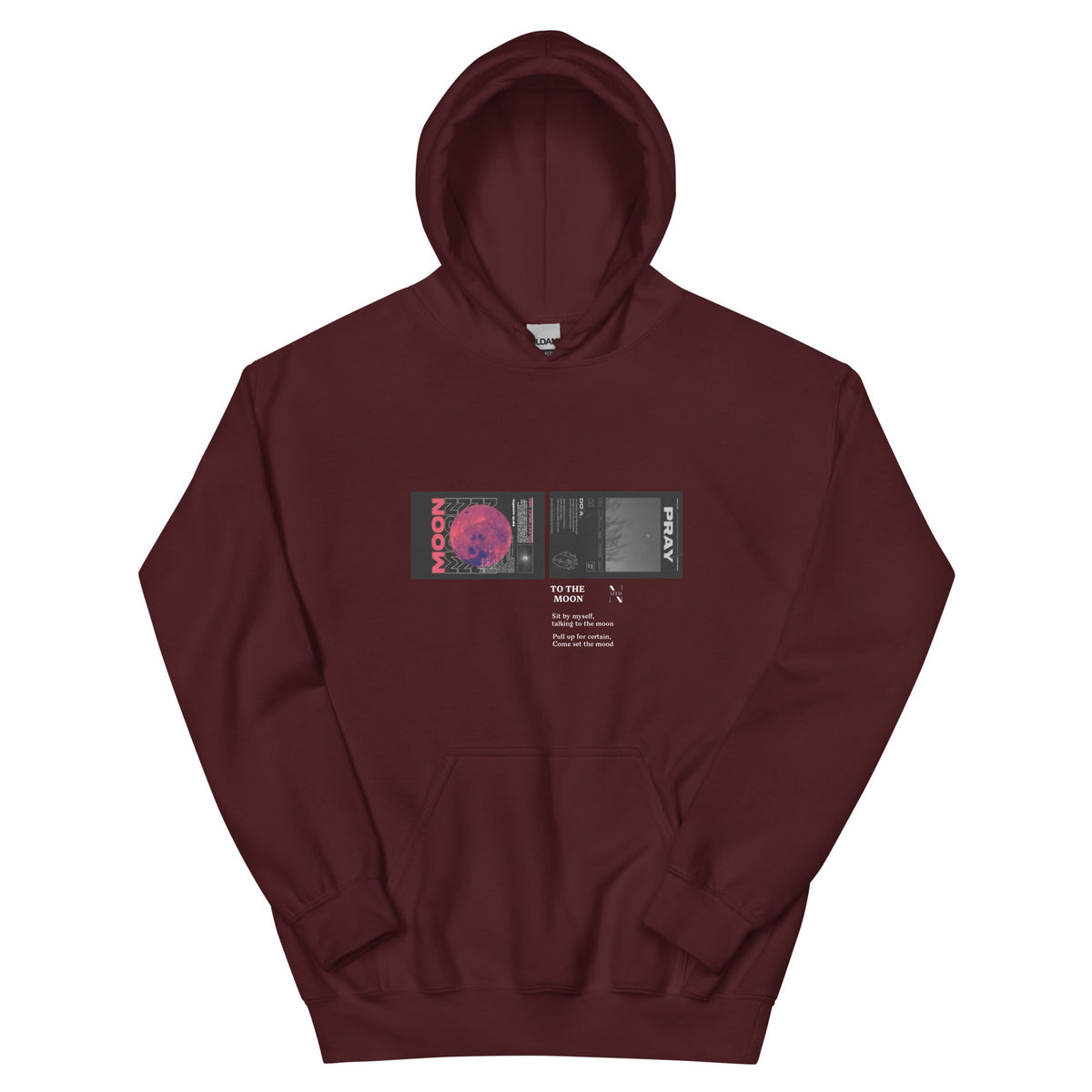 Moon Graphic Hoodie