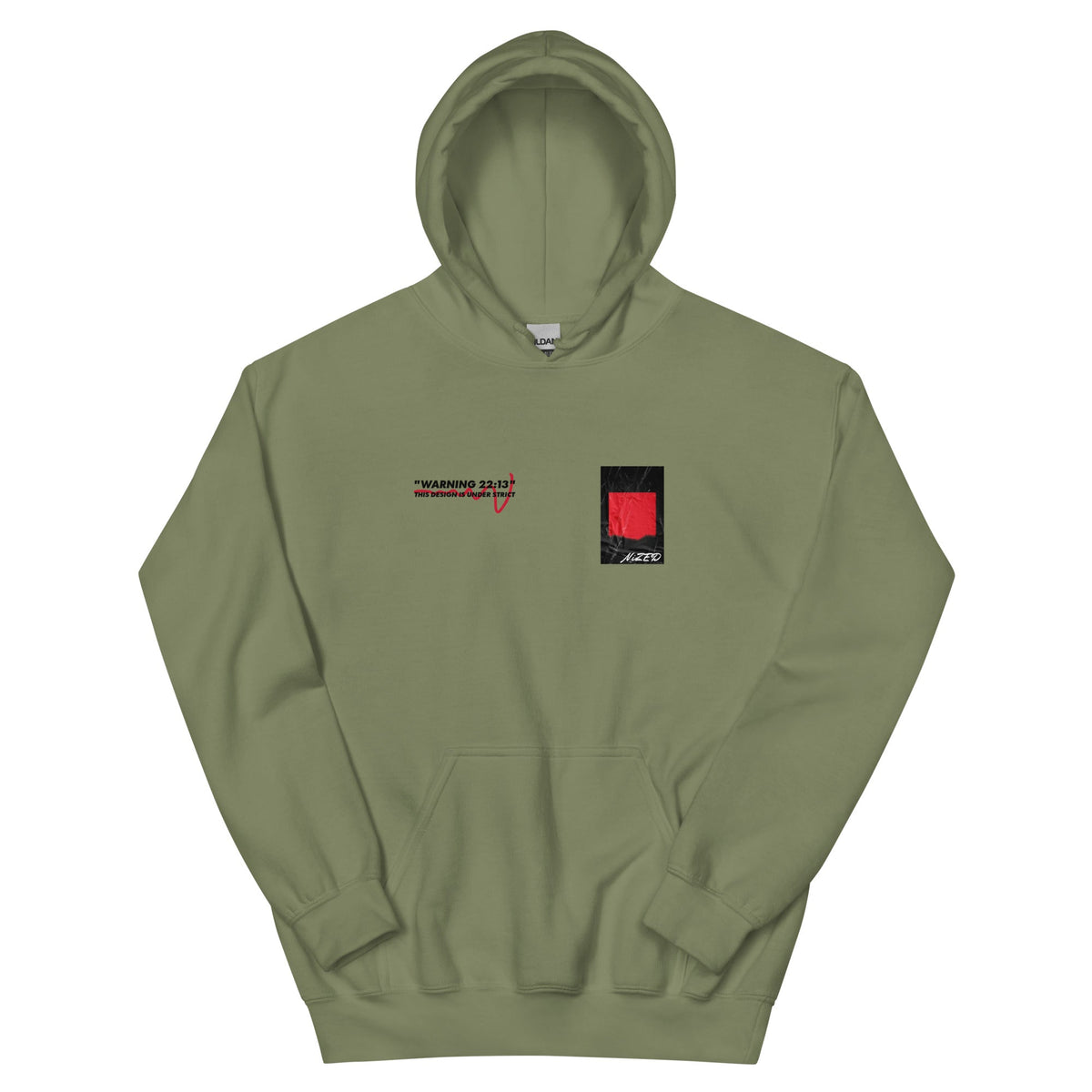 Warning Graphic Hoodie