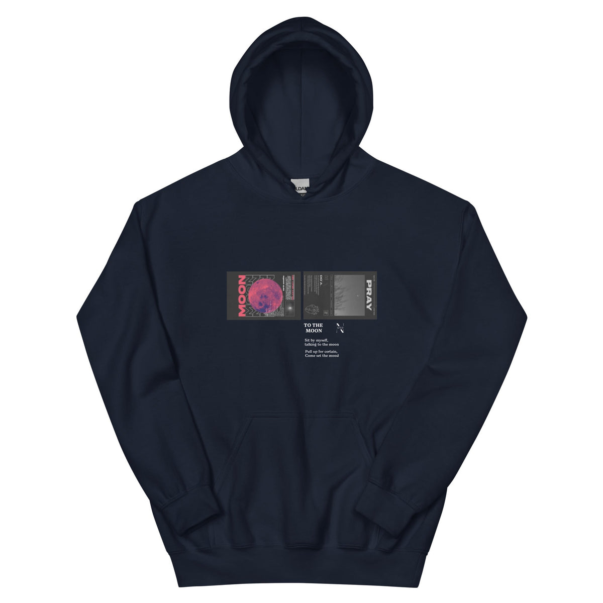 Moon Graphic Hoodie