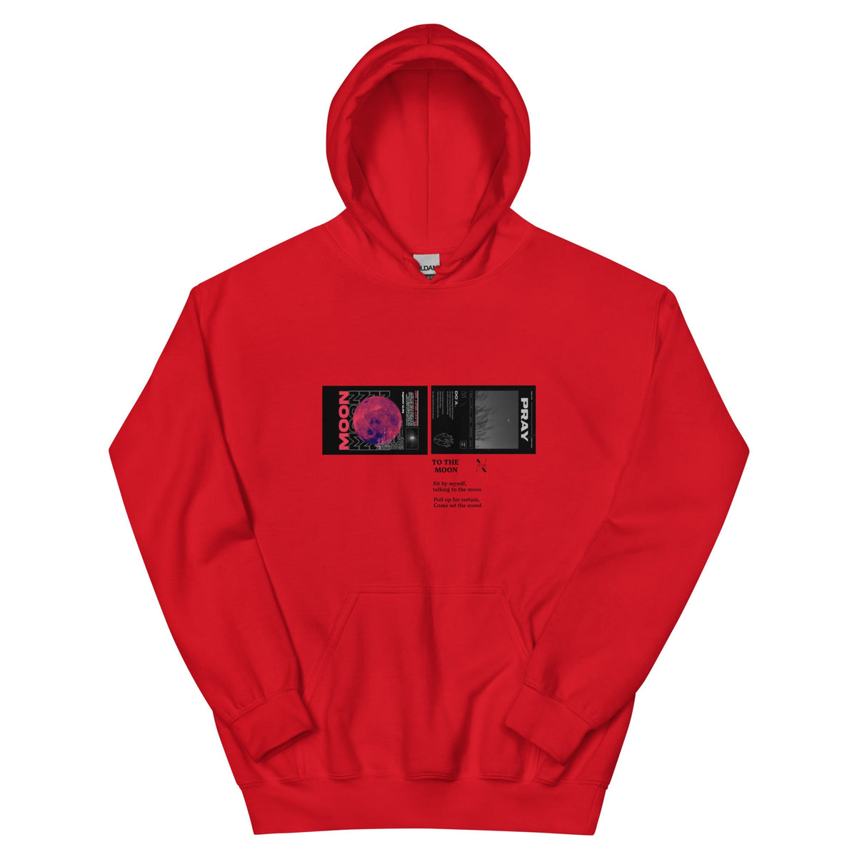 Moon Graphic Hoodie