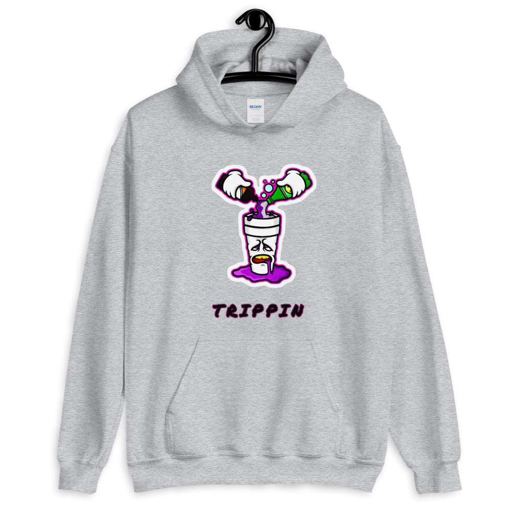 Trippin Purple Mix Vibes Hoodie
