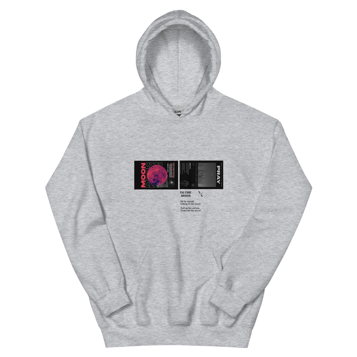 Moon Graphic Hoodie
