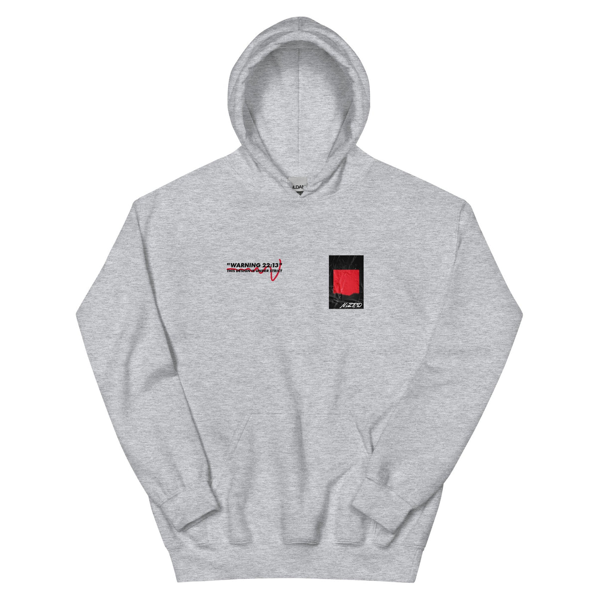 Warning Graphic Hoodie