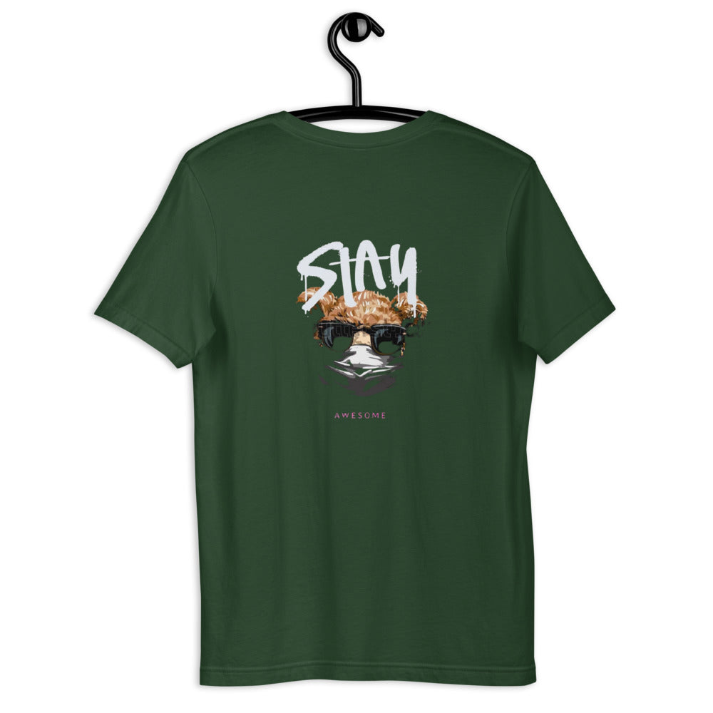 Stay Awesome Graphic T-Shirt Design 2