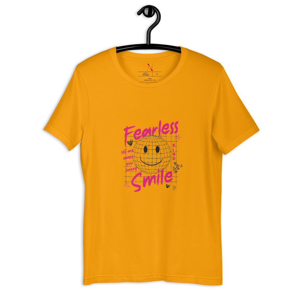 Fearless Smile Graphic T-Shirt Design 2