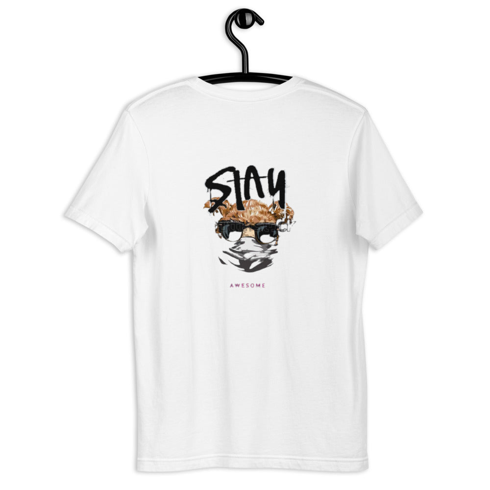 Stay Awesome Graphic T-Shirt Design 2