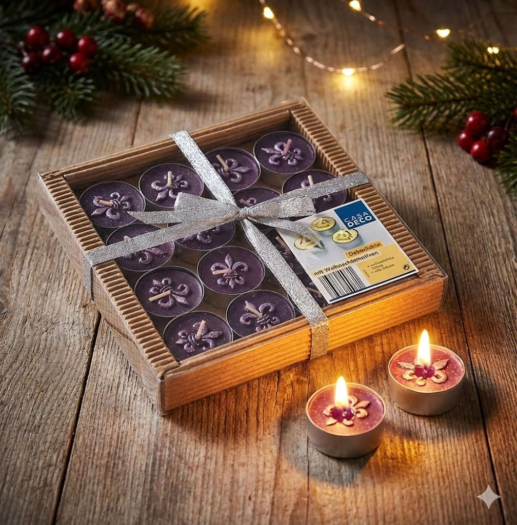 Casa Deco Teelichter Weihnachtsmotive Deko Kerzen Set Weihnachten Namma Markt