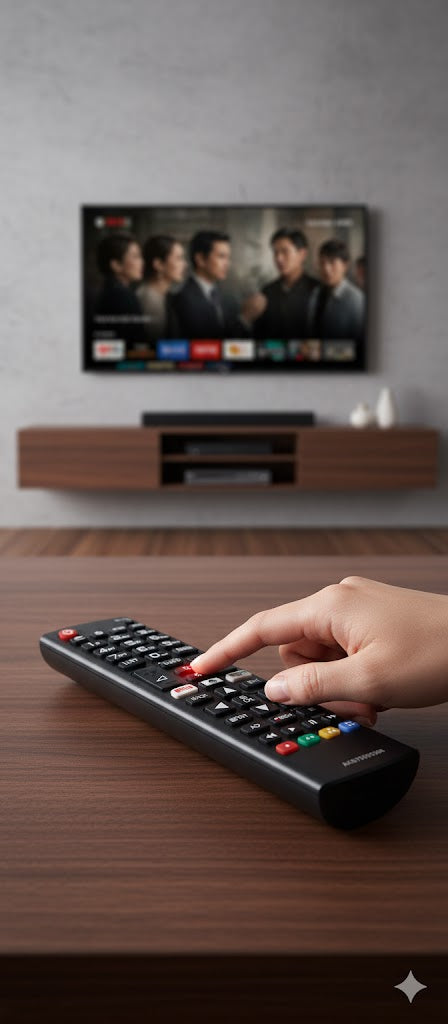 LG TV Fernbedienung AKB75095308 Schwarz Ersatz Remote Control