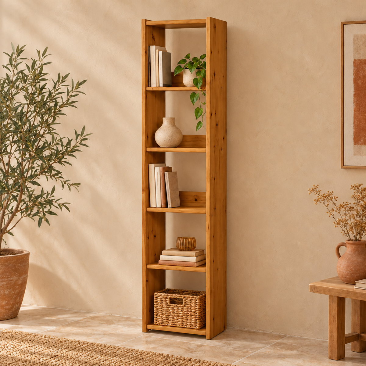 Vanessa Standregal Bio Kiefer Massivholz – Natürliches Design für Ihr Zuhause