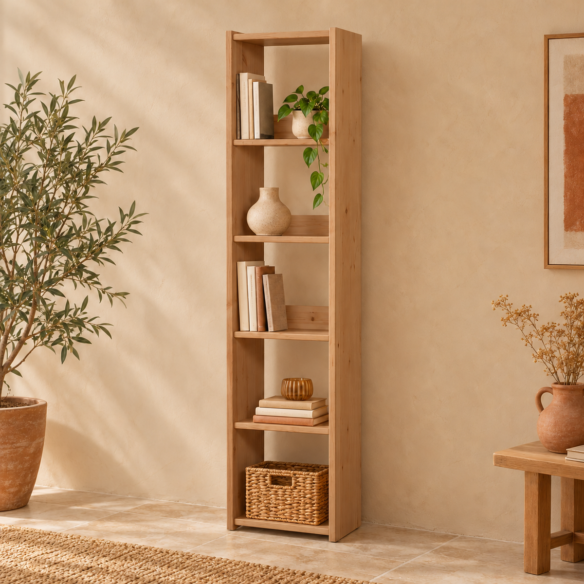 Vanessa Standregal Bio Kiefer Massivholz – Natürliches Design für Ihr Zuhause