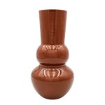 Vase Retro Zinkvase Beige Terrakotta 30x15 Blumenvase Dekovase Blumengefäß
