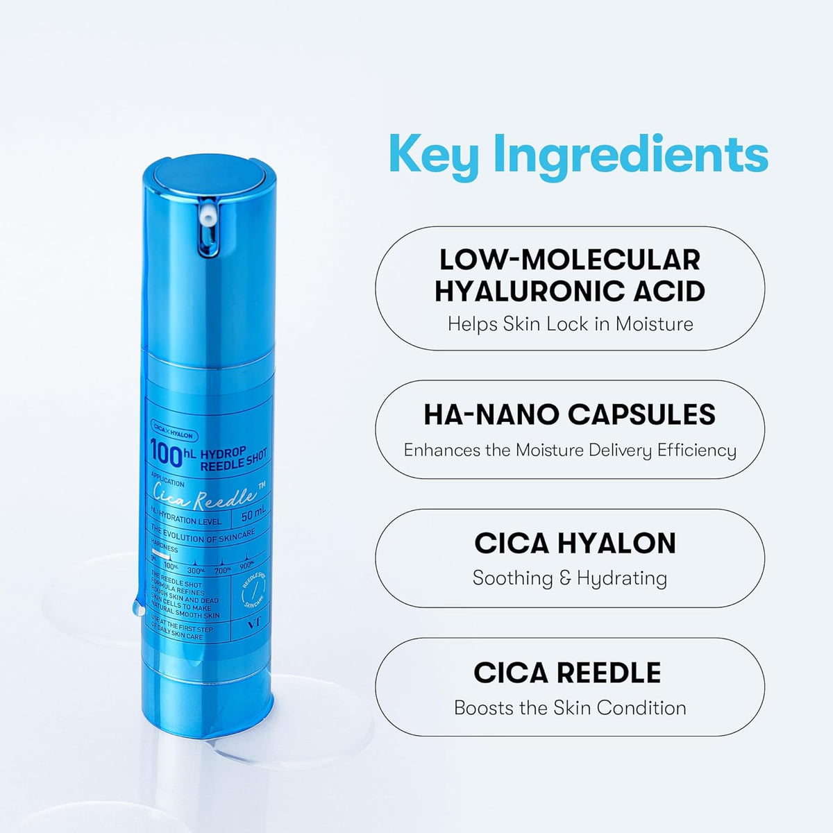 VT Cosmetics Hydrop Reedle Shot 100hL 50 ml