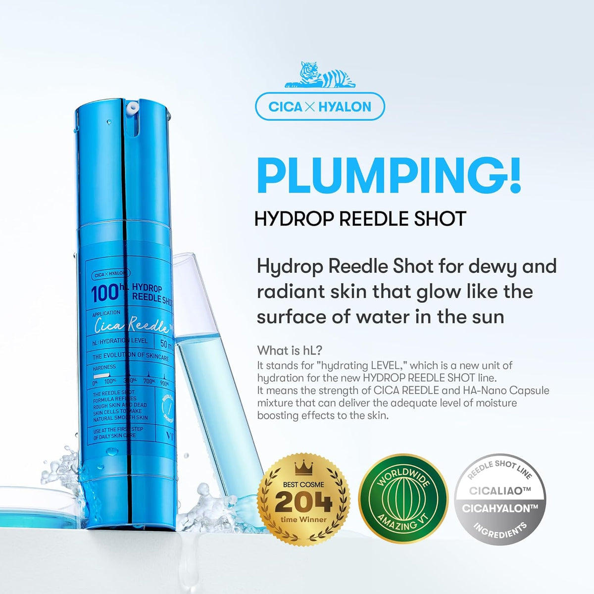 VT Cosmetics Hydrop Reedle Shot 100hL 50 ml