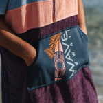 Poncho Kiholo, Baumwolle Velours