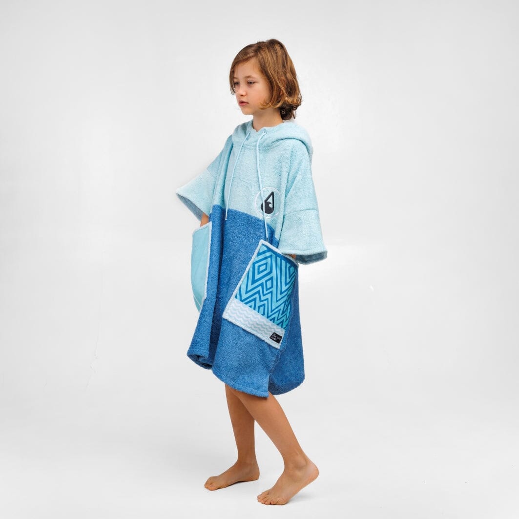 Poncho Maxi, Baumwolle Velours