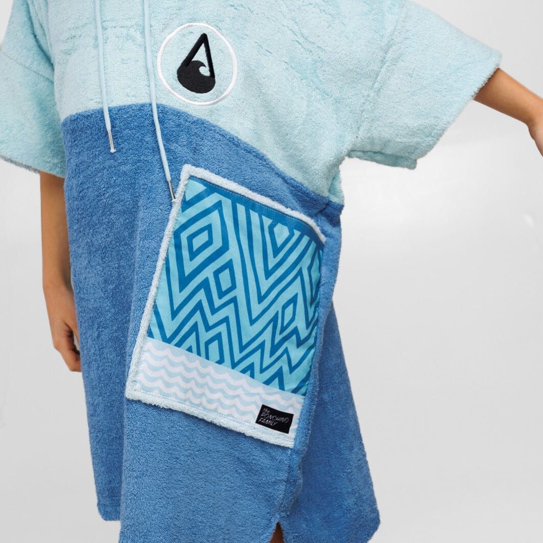 Poncho Maxi, Baumwolle Velours