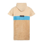 Poncho Necking, Baumwolle Velours