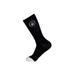 Cotton Crew Socks Logo black