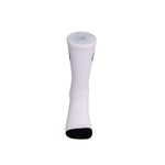 Cotton Crew Socks Logo white