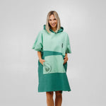 Travel Poncho Breese, Baumwolle Waffle Piquee