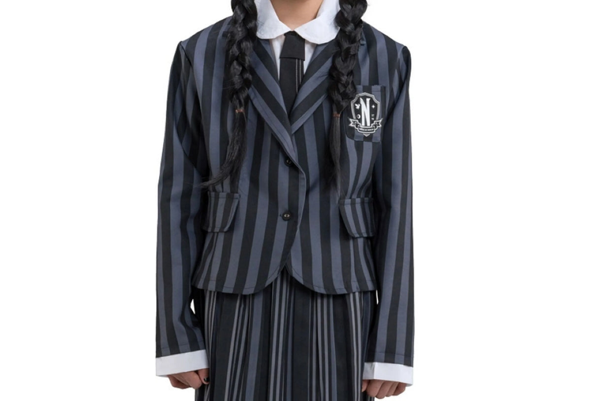 Kostüm Kid Wednesday Schuluniform Gr. 164