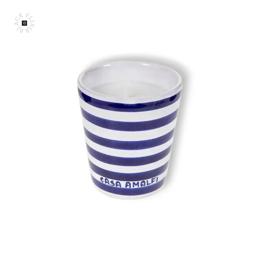 CASA AMALFI BLUE GROTTO HAND PAINTED CANDLE - Fresh Acqua Marine