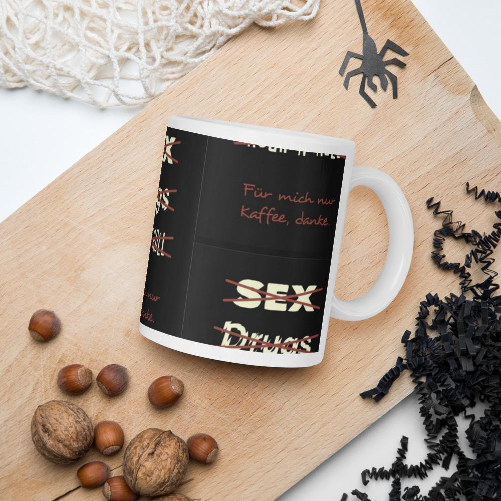 Nur Kaffee Hilft Thermo Tasse