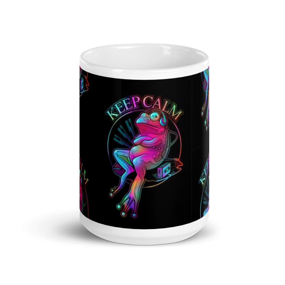Keep Calm Frog Tasse