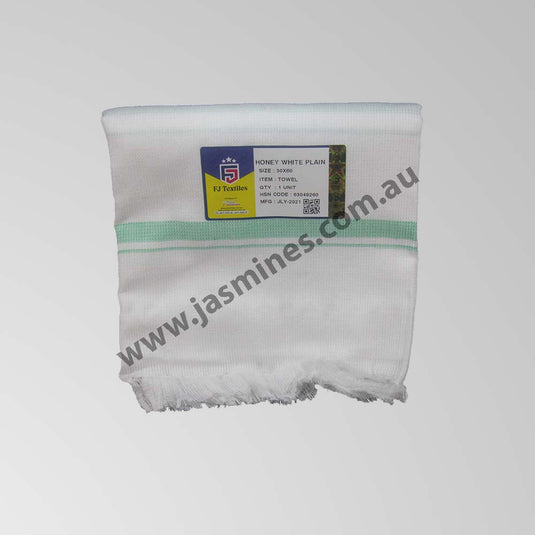 WHITE PLAIN TOWEL 30*60 product image 1