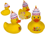 Quietsche-Ente "Happy Birthday" | 10 cm