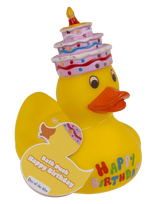Quietsche-Ente "Happy Birthday" | 10 cm